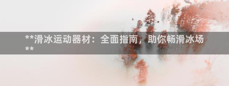 意昂体育3：**滑冰运动器材：全面指南，助你畅滑冰场