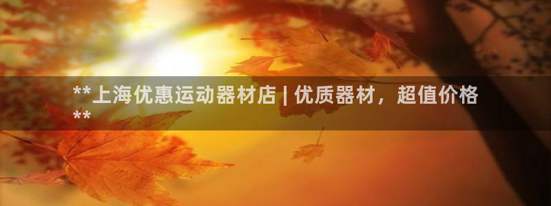 意昂体育3招商：**上海优惠运动器材店 | 优质器材