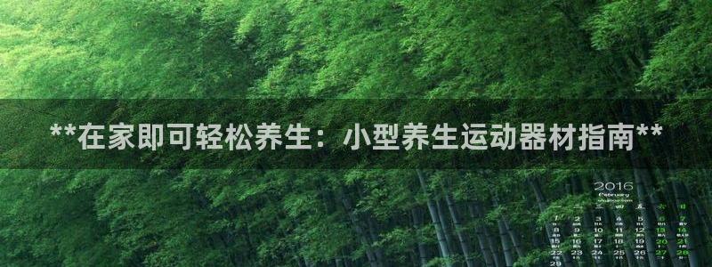 意昂体育3注册：**在家即可轻松养生：小型养生运动器