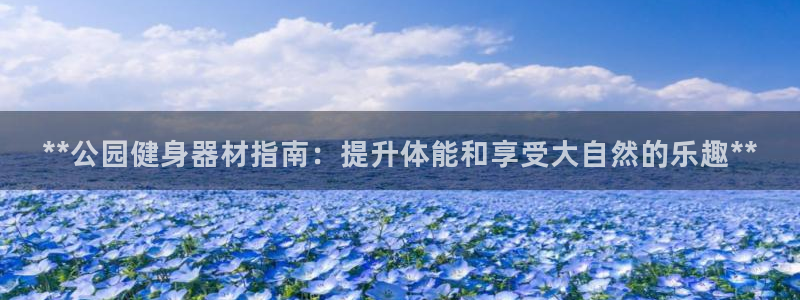 意昂体育3招商电话地址：**公园健身器材指南：提升体