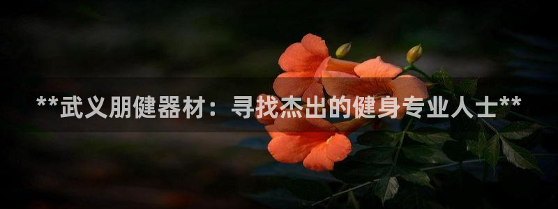 意昂3娱乐代理怎么样：**武义朋健器材：寻找杰出的健