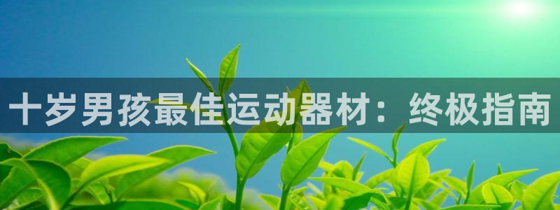 意昂体育3：十岁男孩最佳运动器材：终极指南